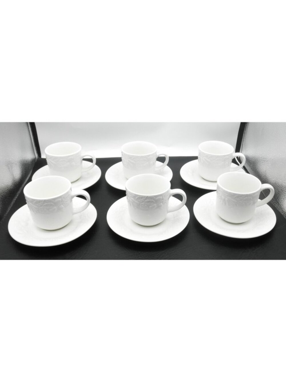 Fruit by Gibson Flat Cup and Saucer Set Service for 6 Pattern Code: GIDFRU